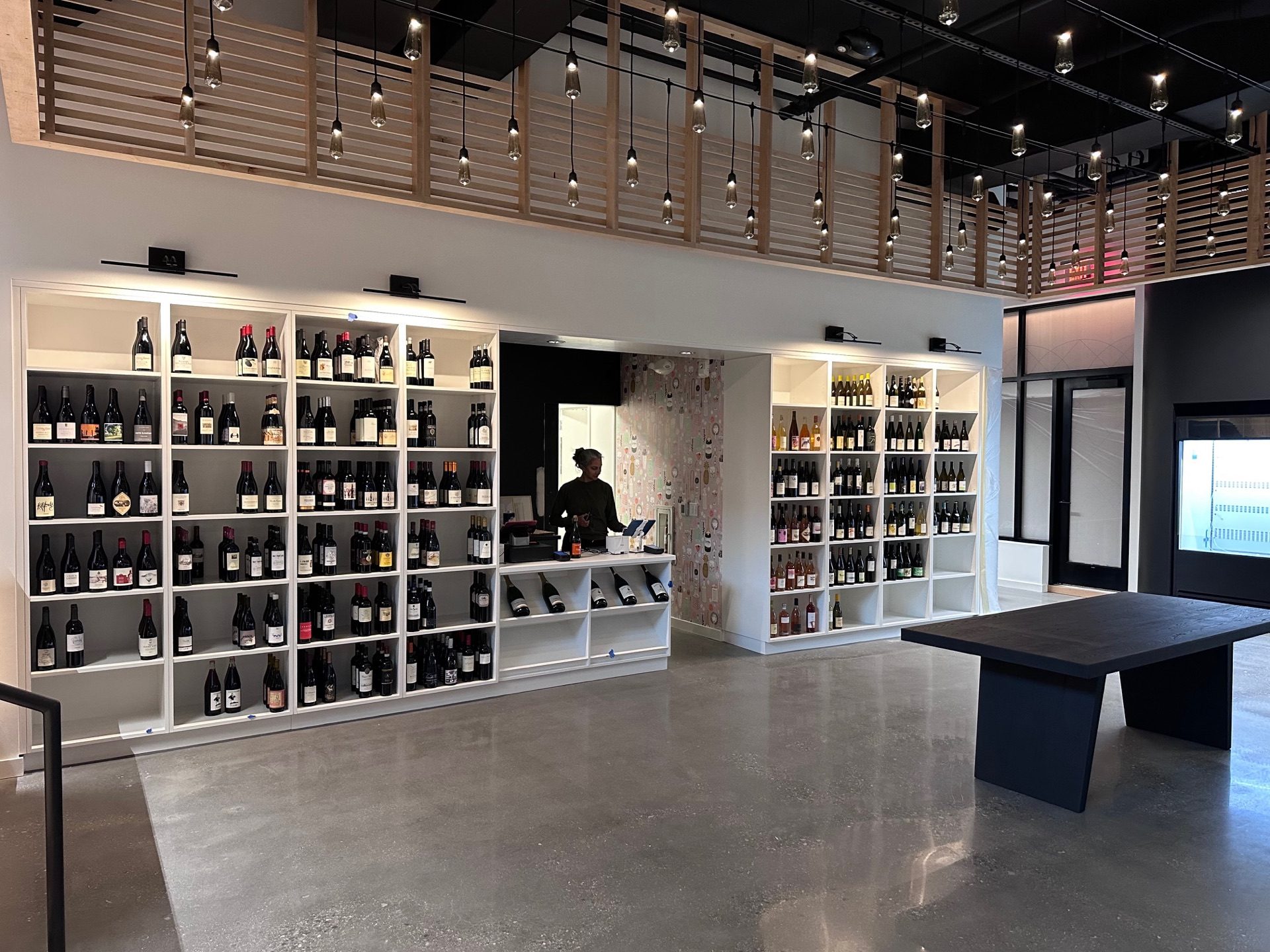 Flight Wine retail interior